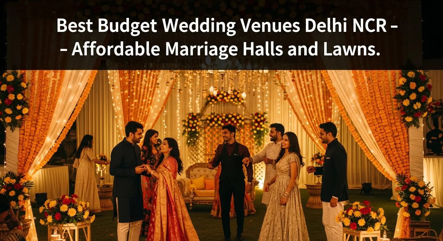 Budget Wedding Venues Delhi NCR | CosmicWedding.ai 

