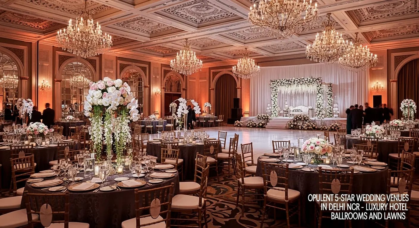 5 Star Wedding Venues Delhi: Top Picks | CosmicWedding.ai
