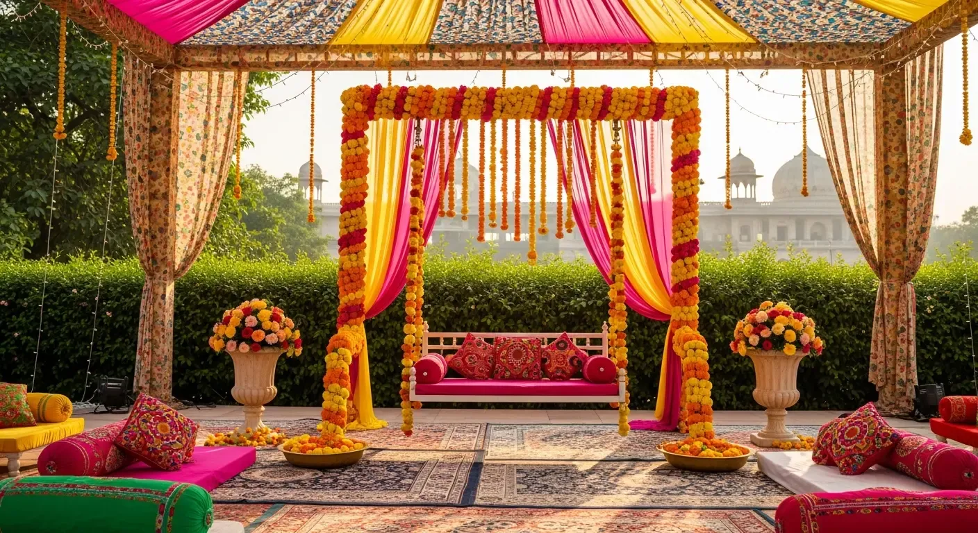 Mehendi Venues Delhi: Top Picks | CosmicWedding.ai